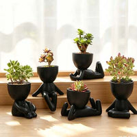Nordic Cartoon Ceramic Flower Pot