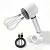 USB Rechargeable Electric Hand Blender – 3-Speed Portable Hand Whisk with 2 Stainless Steel Beaters