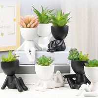 Nordic Cartoon Ceramic Flower Pot