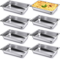 SucceBuy Stainless Steel Chafing Dish – 8.5L–20L Buffet Food Warmer with Gastronorm Pan