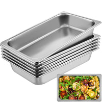 SucceBuy Stainless Steel Chafing Dish – 8.5L–20L Buffet Food Warmer with Gastronorm Pan