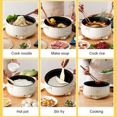 220V Electric Multi Cooker Pot – Nonstick Hot Pot & Rice Cooker for 1–2 People
