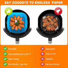 Square Silicone Air Fryer Liners