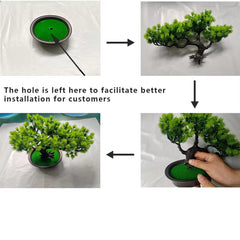 27cm Artificial Pine Bonsai Plant
