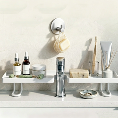 Adjustable Sink Faucet Storage Rack