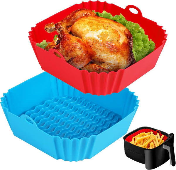 Square Silicone Air Fryer Liners