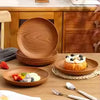 Japanese Style Wood Grain Serving Tray – Rectangular PP Tea & Food Tray