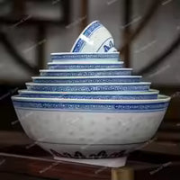 Jingdezhen Blue & White Dragon Porcelain Rice Bowl – Ceramic Ramen & Soup Bowl