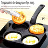 4-Cup Nonstick Frying Pan – Egg & Pancake Breakfast Maker for Gas & Induction Cooktops