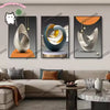 3PCS Modern Geometric Canvas Wall Art