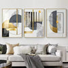 3PCS Modern Geometric Canvas Wall Art
