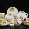 Jingdezhen Bone China Dinnerware Set – Ceramic Plates, Bowls & Soup Spoons