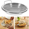 Stainless Steel Colander with Handles – Heavy-Duty Draining Basket for Fruits & Vegetables
