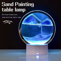3D Moving Sand Art Hourglass