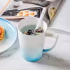 Nordic Gradient Blue Ceramic Dinnerware Set – Plates, Bowls, Cups & Serving Trays