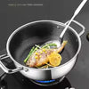 410 Stainless Steel Honeycomb Nonstick Soup Pot with Lid – Induction & Gas Compatible
