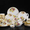 Jingdezhen Bone China Dinnerware Set – Ceramic Plates, Bowls & Soup Spoons
